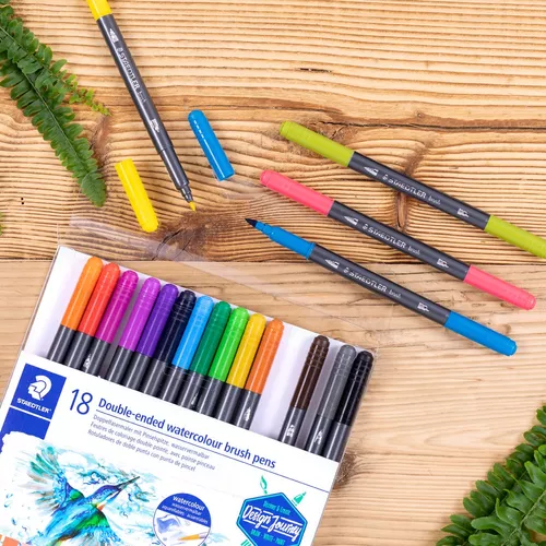 MARCADOR PUNTA PINCEL X18 STAEDTLER