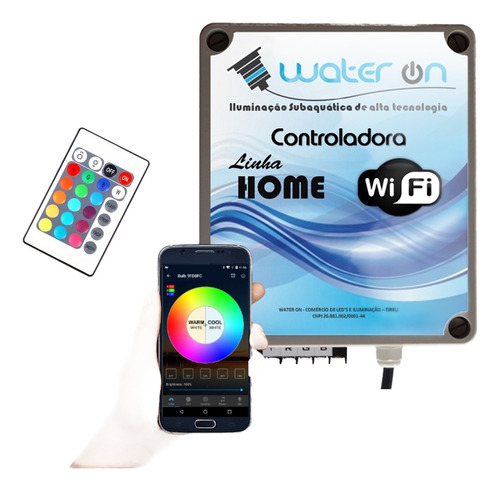 Controladora Home Smart Wifi 60w - Iluminação Piscina Luz Rgb 127/220v