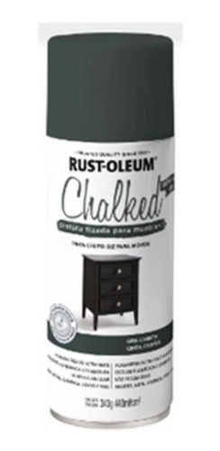 Pintura Aerosol Chalked Rust Oleum Gris Carbon