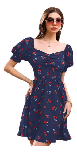 Shein Vestido Sexy Estampado Moda