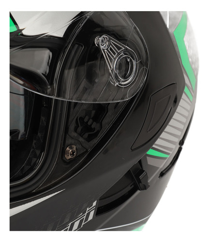 Casco Abatible Para Motocicleta Con Gafas Spoiler Casco De