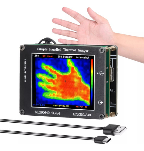 Cámara Termográfica Portátil Simple Con Sensor De Infrarrojo