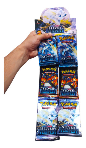 250 Tarjetas Pokémon Trading Card Game Silver Tempest