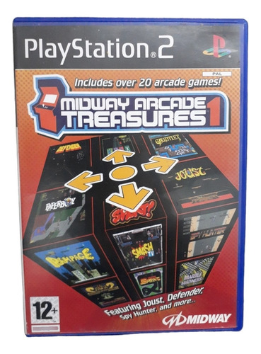 Midway Arcade Treasures 1 Ps2 Original Europeu(pal) Seminovo