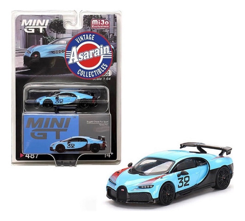 Bugatti Chiron Pur Sport Mini Gt 1/64