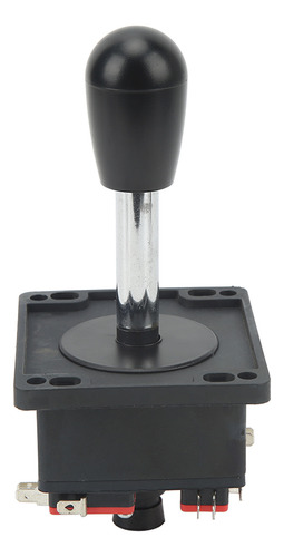 Palanca Tipo Joystick Arcade, Ovalada, Negra, Con Mango Clás