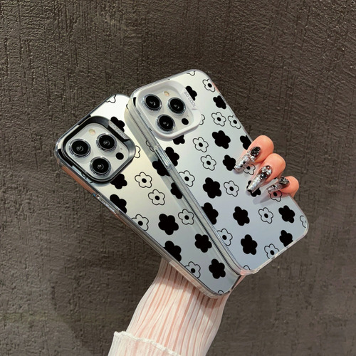 Funda Resistente Para iPhone Con Estampado Floral