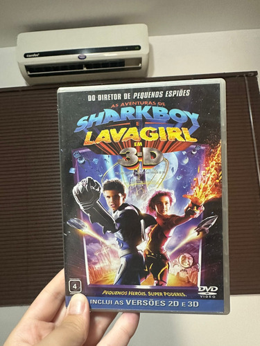 Dvd As Aventuras De Sharkboy E Lavagirl Filme 2d E 3d