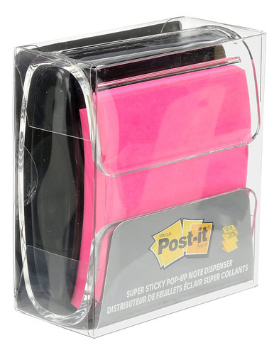 Dispensador de notas dobrável Post-it, 3x3 pol., base