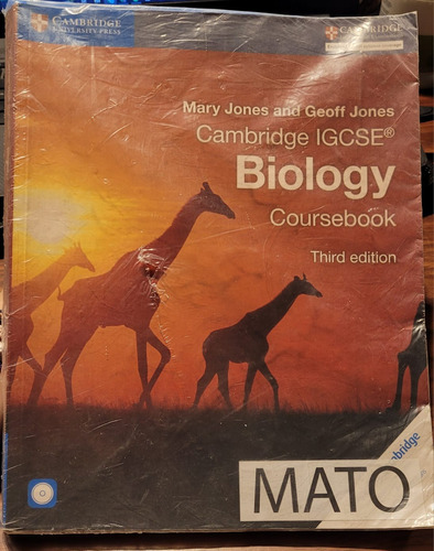 Cambridge Igcse Biology Coursebook - Third Edition 