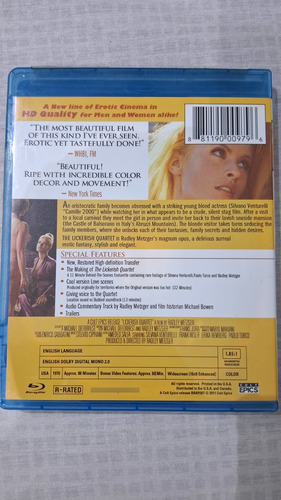 Blu-ray The Lickerish Quartet - Radley Metzger's (importado) (Usado)