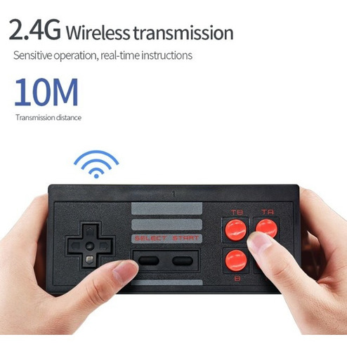 Mini Consola Retro Clásica 620 Juegos En 1 Av 2 Controles