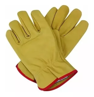 Guantes Cuero Vaqueta Medio Paseo Trabajo Certificado X12 U.