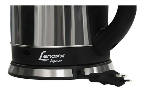 Imagem 4 de 5 de Chaleira Eletrica Express Em Inox Com 1,8 Litros Lenoxx 127v