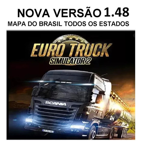 Jogo, Euro Truck Simulator 2, Mapa Brasileiro, Receba Hoje