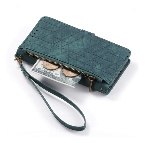 Funda De Piel Tipo Cartera Para Motorola G24 Power G23 G22
