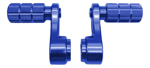 2x Reposapiés Pedales Scooter Pedal Manivela Pierna Azul