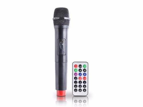 Parlante 15 Portatil Bateria Bluetooth Microfono Luces Led