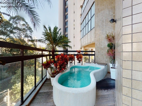 Imagem 2 de 17 de Apartamento À Venda Em Avenida José Galante, Vila Andrade, Com 4 Quartos, Sendo 4 Suítes E 5 Vagas De Garagem, 290 M² De Área Útil. - Ap00419 - 68494101