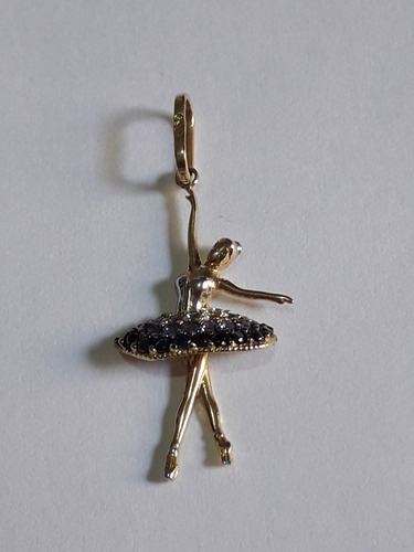 Pingente De Ouro 18k Bailarina 