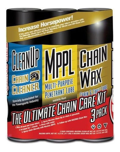 Antiparras Maxima 70-749203-3pk Chain Wax Ultimate Chain Car