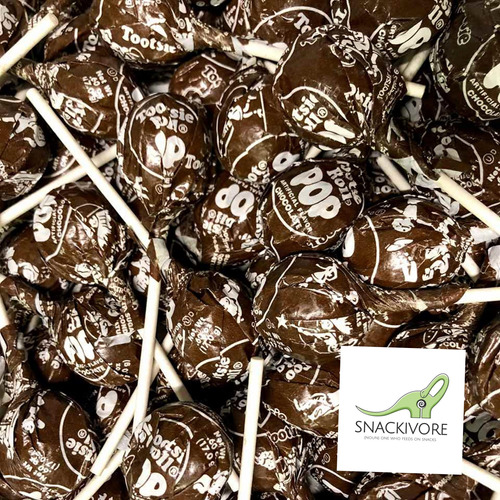 Snackivore Tootsie - Paletas Tootsie Roll Pops De Chocolate 