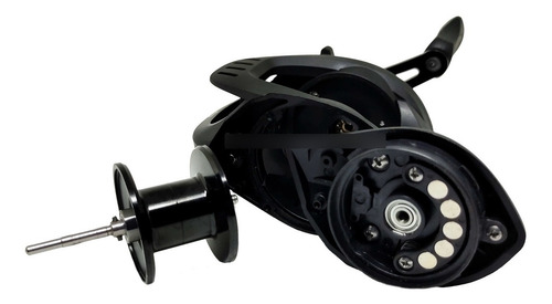 Imagem 6 de 7 de Kit Carretilha Pesca M21 Esq + Vara Topaz 1,68 6-12 Libras