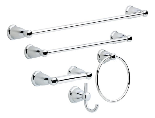 Set De Accesorios De Baño Franklin Brass 5u Cromo  Pulido