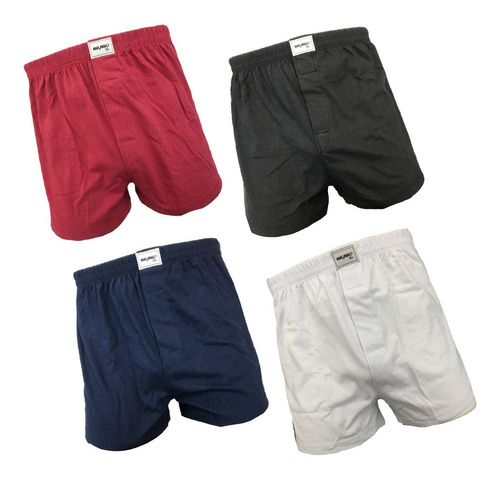 Kit 2 Short Tipo Pijama Cueca  Samba Canção Algodão P A Gg