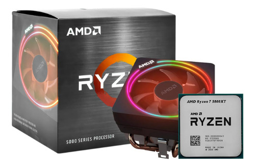 Procesador Amd Ryzen 7 5800xt 4.8ghz Am4 Con Cooler Rgb