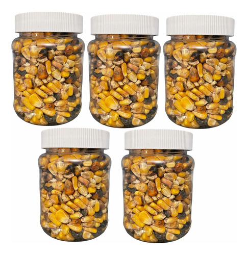 Maiz Tostado Santeria Ofrenda 250 Gr ( 5 Botes)