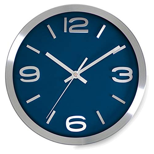 Bernhard Products Reloj De Pared De 10 Pulgadas, Moderno, Re
