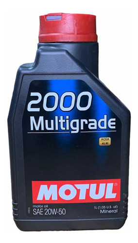 Aceite Motul 20w50 Mineral 2000 1lt