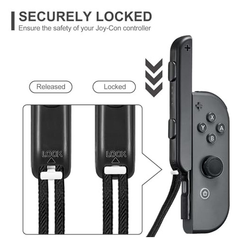 Pack De Agarre Para Joycon Switch - Strap Y Soporte