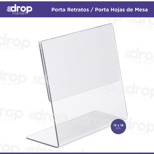 Porta Retratos 13x18 | Porta Fotos Pet Tipo Acrílico | X10u.