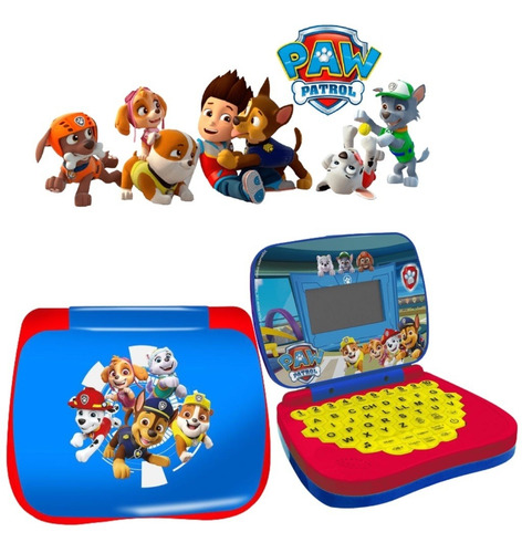 Imagem 1 de 8 de Laptop Atividades Infantil Patrulha Canina Bilíngue Candide