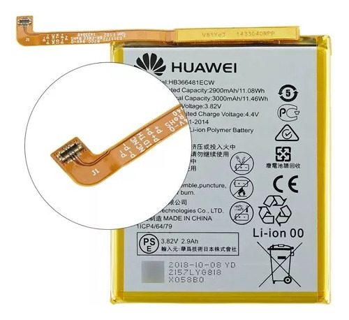 Batería Huawei P Smart Hb396481ebc (3.8v-3100mah) 11.78w