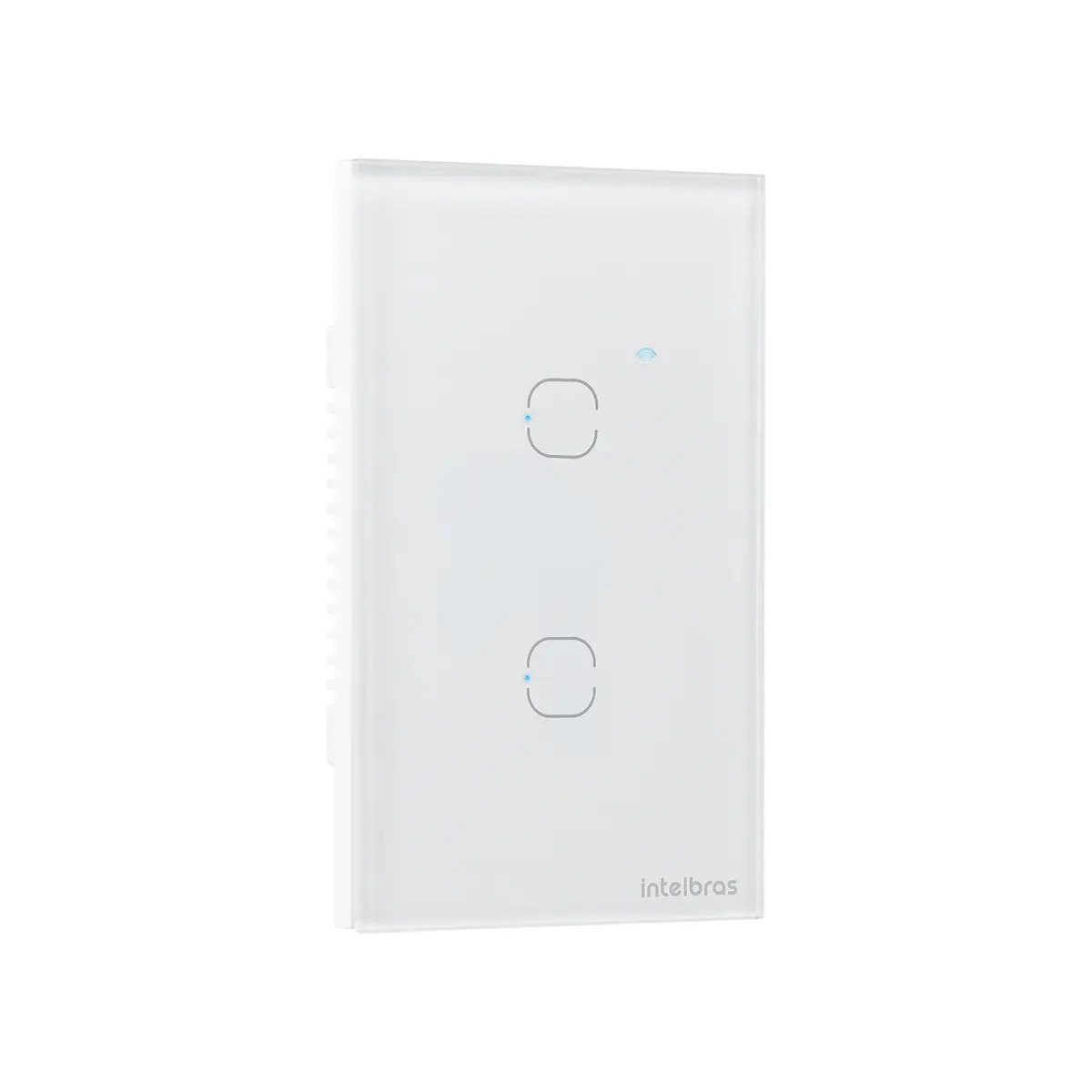 Interruptor Touch Inteligente 2 Teclas Eiw 1002 Intelbras Branco