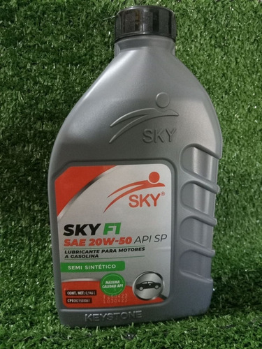 Aceite Semi-sintético Para Carros Sae 20w-50 Sky 946ml