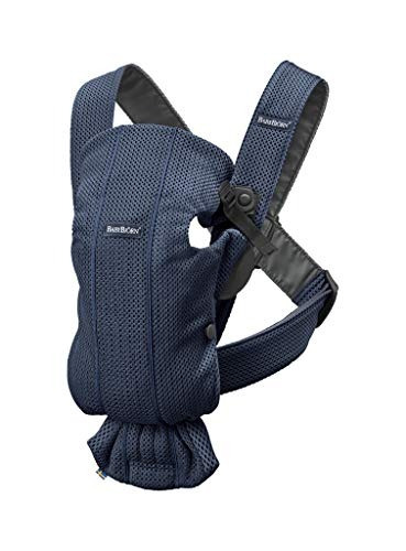 Babybjorn Portabebes Mini 3d Navy Cargadorde  Bebe