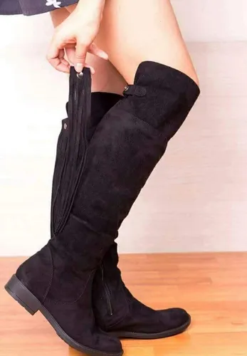 Botas caña alta sin tacon new arrivals