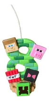 Comprar Vela Temática, Minecraft, Cumpleaños, Adornos Para Tortas