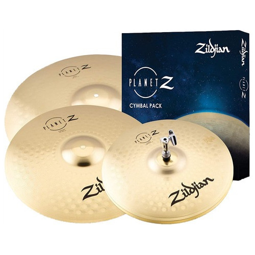 Kit De Pratos Zildjian Planet Z Complete Pack Zp4pk Oferta!