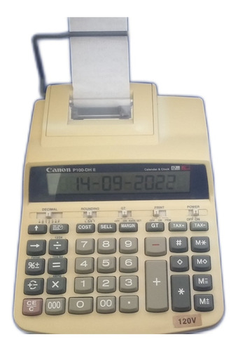 Calculadora Escritorio Canon Modelo P100-dh 12 Digitos Usada