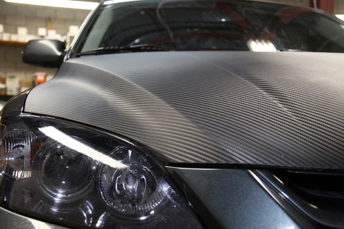 Imagen 8 de 8 de Vinilo Simil Fibra De Carbono Ancho 127cm Tuning Calidad A++