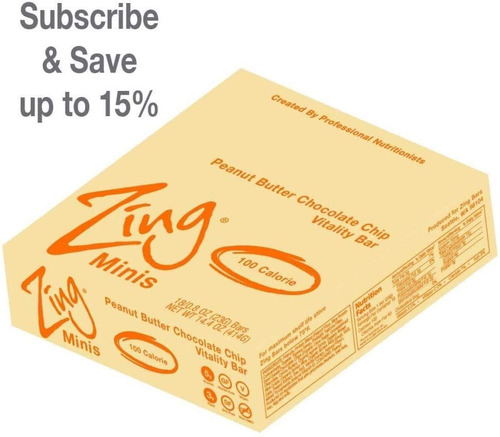 Proteínas Vegetales Zing Bar Minis | Mantequilla De Cacahuet