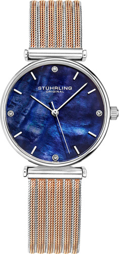 Stuhrling Original Reloj De Mujer De Nácar Analógico Relo.