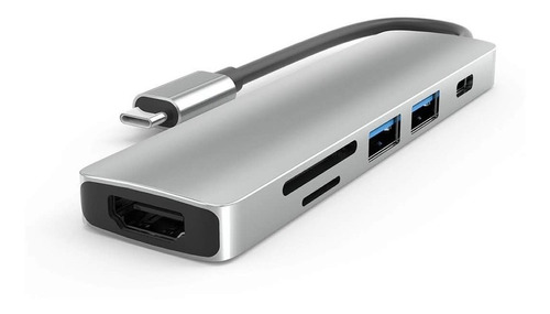 Hub Usb 3.1 Tipo C Mod. Ad-032 6 Puertos (hdmi+usb3.0*1+...