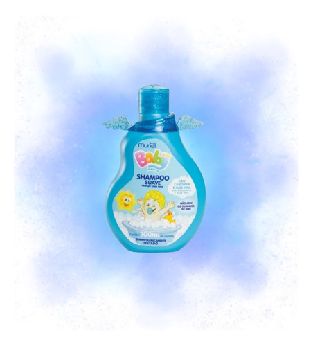 Kit Com 02 Shampoo Para Bebê Baby Menino Muriel
