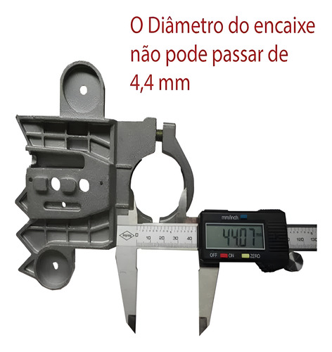 Kit Motosserra Adaptador P/ Esmerilhadeira Lixadeira Angular